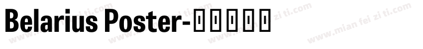 Belarius Poster字体转换